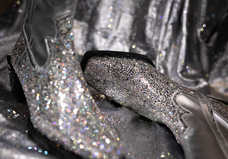 crystal footwear